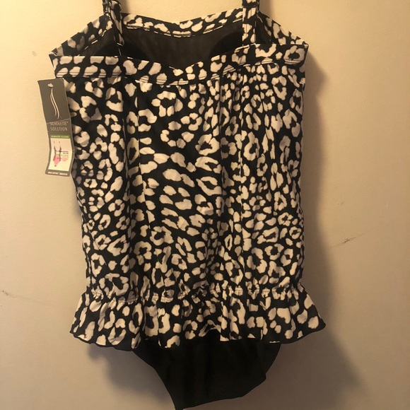Silhouette Solutions Swim Print One Piece Swimsuit Poshmark